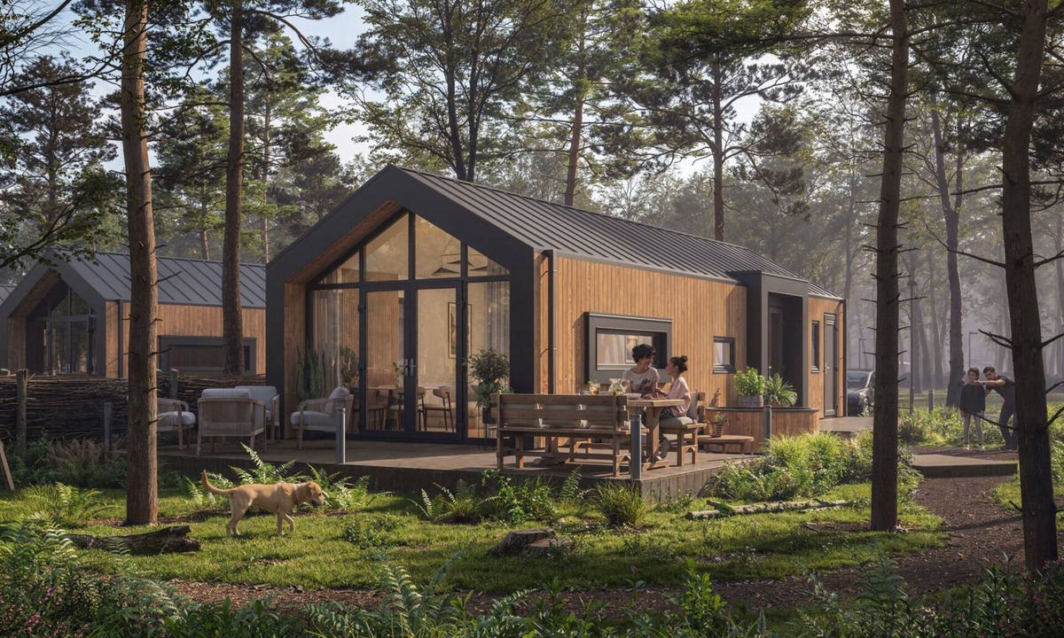 Lattrop House | Luxury Forest Lodge with hot tub and sauna for 2 people. Enjoy peace, nature and comfort with private wellness, a terrace and a modern kitchen.
