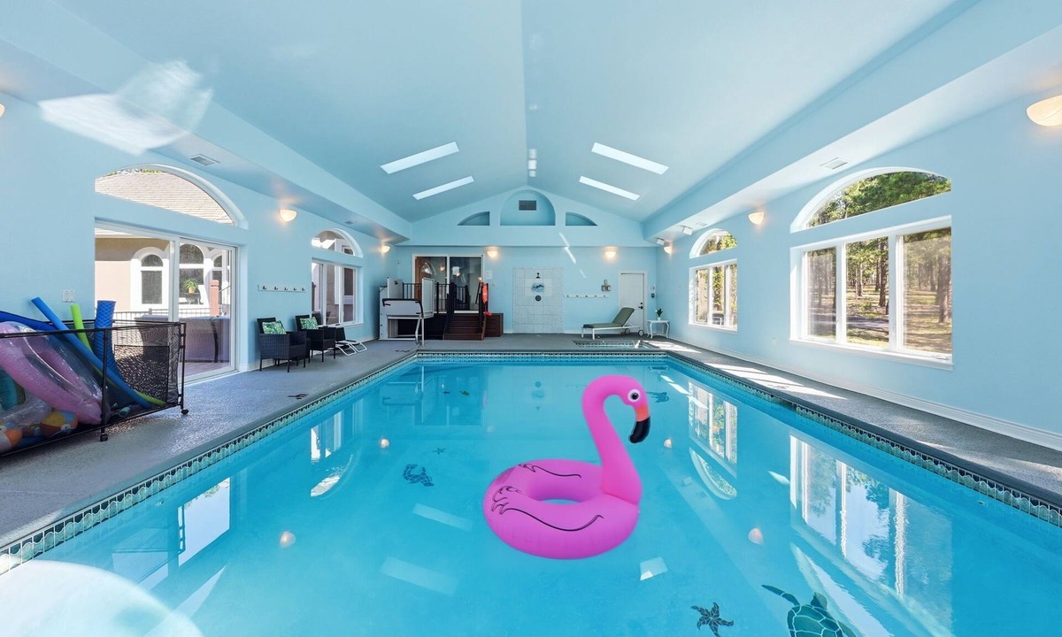 Colorado Springs House | Luxury Forest Retreat near USAFA–6 bedrooms, 5 bathrooms, Indoor Pool & Theater