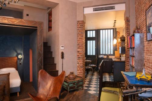 Necker Apartment | Luxury Industrial Suite with Private Hammam at Paris Montparnasse
