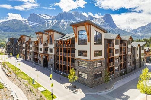 Canmore Apartment | Luxury Mountain Haven Views Hot Tub Patio Spacious Quiet Central