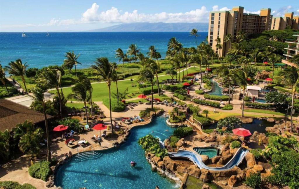 Honokowai Apartment | LUXURY mountain view resort condo with large private balcony
