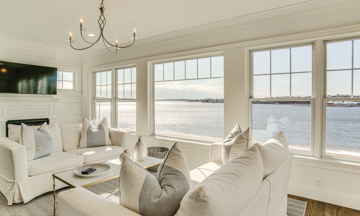 Wareham House | Luxury Ocean Front Home w/its own Private Beach. New, Clean+ High end finishes.