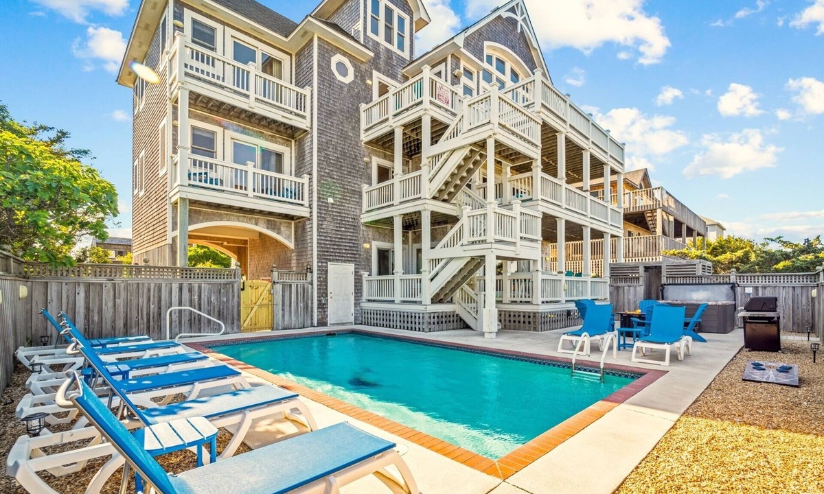 Salvo House | Luxury Oceanfront, Private Pool, Hot Tub, Elevator, Game/Media Room, Fire Pit