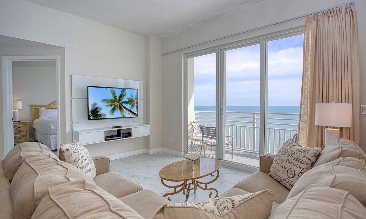 Brush - Stewarts Condo | Luxury Penthouse 3BR Condo Direct Oceanfront Wyndham Ocean Walk Resort Daytona Beach | 1904