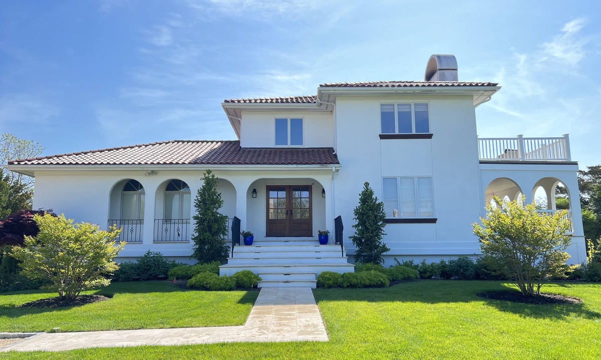 Westhampton Beach House | Luxury Spanish villa with heated pool in West Hampton Beach in prime location