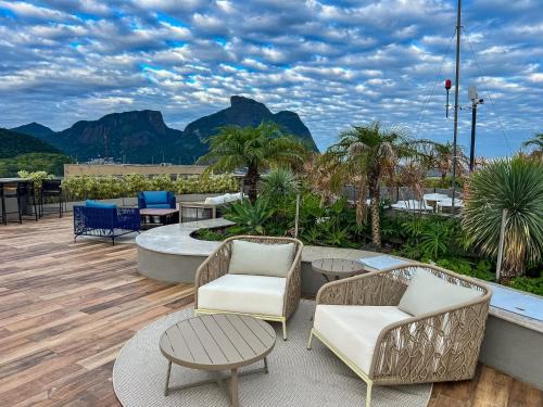 Barra da Tijuca Apartment | Luxury Studios Niemeyer 360 - Praia, Metrô e Lazer