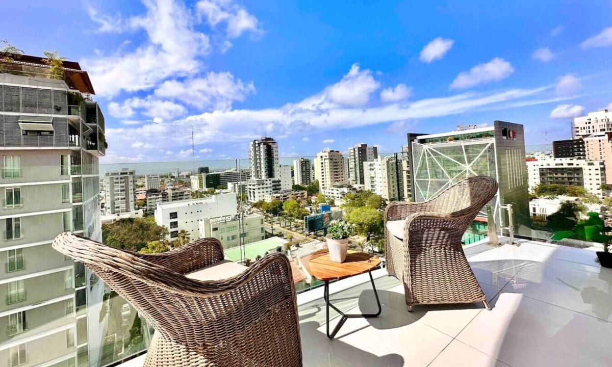 Downtown Santo Domingo Condo | Luxury Upscale City Center Condo, Rooftop Terrace, Jacuzzi, Stunning City Views