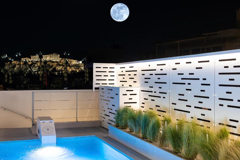 Gazi Hotel | Ma Maison No5, Private Heated Pool, Acropolis view