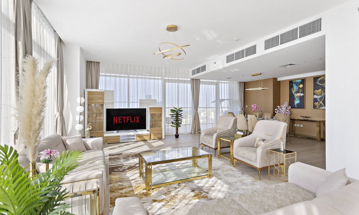 Jumeirah Village Circle Apartment | Magical 4BR Penthouse with Spacious Terrace