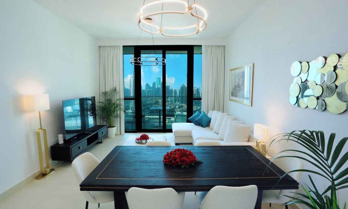 Bur Dubai Apartment | Magnificent 2BR with Burj Khalifa-Fountain views