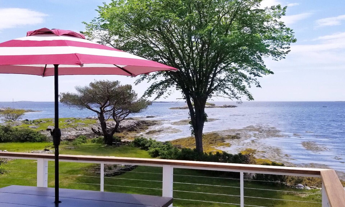 Sebascodegan Island House | Maine Coast Experience. Full 180 Degree Ocean View. 275ft of frontage.