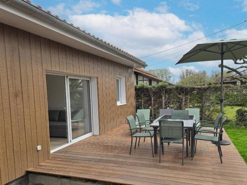 Le Fleix House | Maison avec parking, animaux OK - 6 pers. - FR-1-616-573