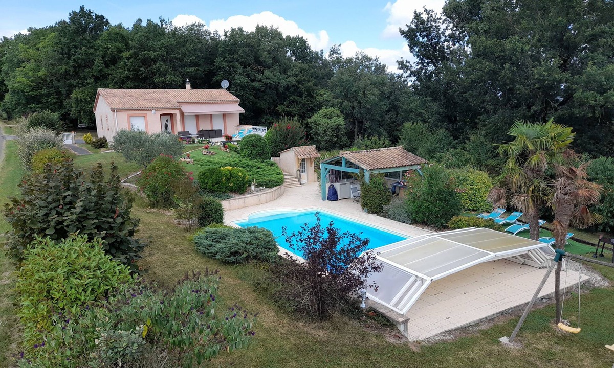 Cancon Villa | Maison de Plain Pied à la Campagne Entre Bergerac et Villeneuve SUR LOT
