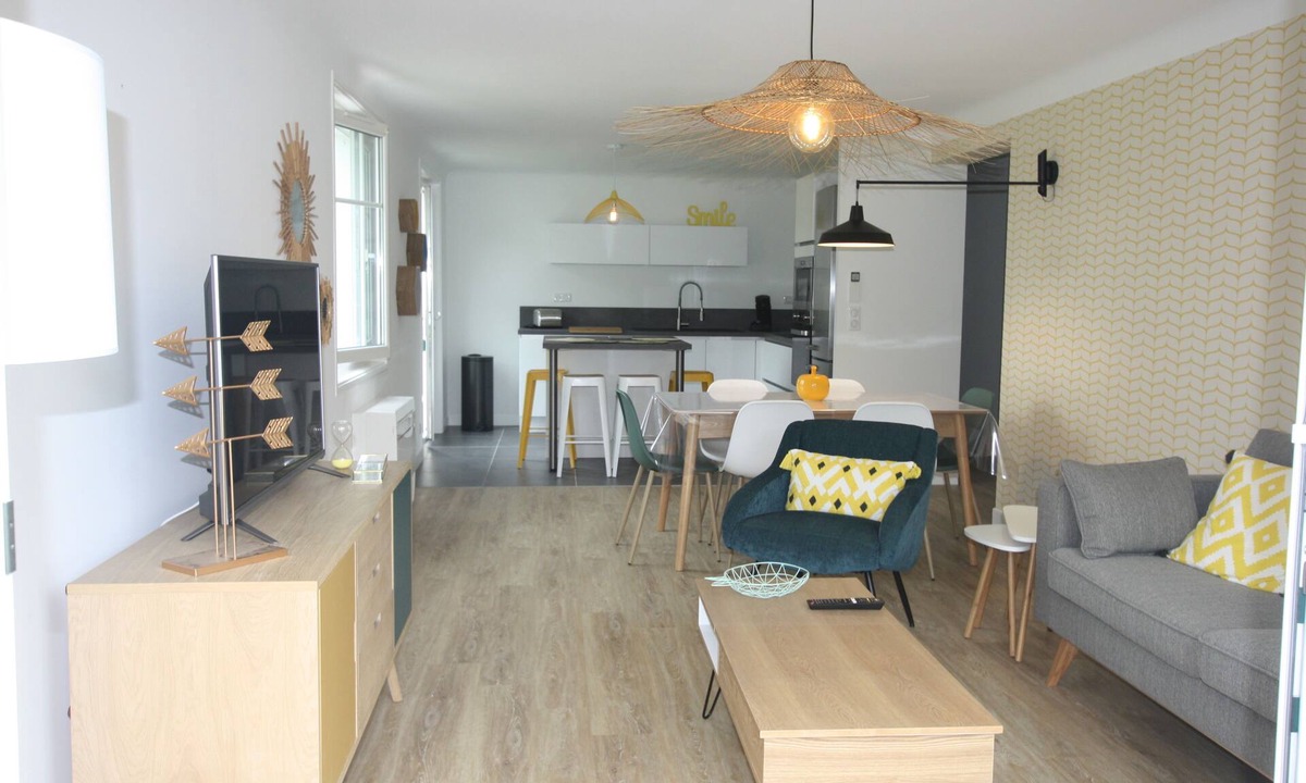 Bidart Apartment | Maison GUREA RDC classified 3 stars 6 people, 3 bedrooms 2 bathrooms Bidart