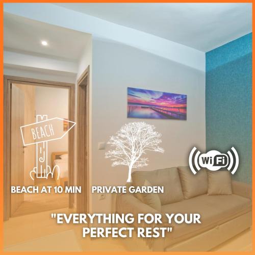 Alimos Apartment | Marine Cocoon & Terrace Modern Apt, Private Garden