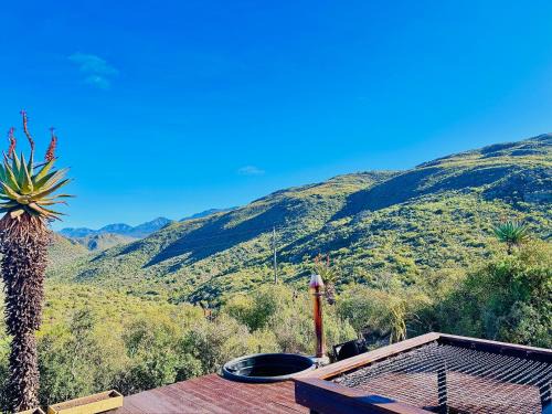 Zoar Apartment | Matilo Cabins - Cactus Deck with Hot-tub and Fireplace