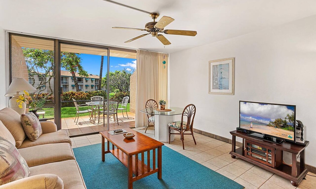 Kihei Condo | Maui Vista 3-102 - Updated, Ground Level, Steps to the Pool, Walk to Everything!