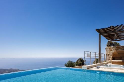Vizari Villa | Melampes Villa, Seaview Escape, Heated Pool & Spa, By ThinkVilla