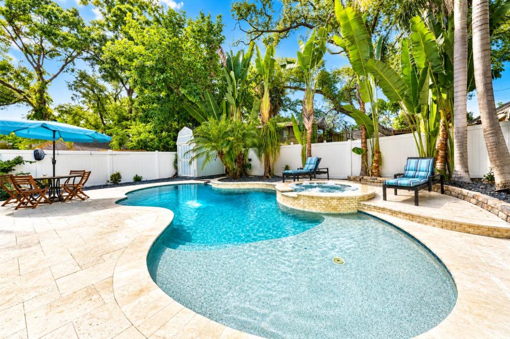 Old Seminole Heights House | Minutes to Tampa Fun Private Pool & Spa Getaway