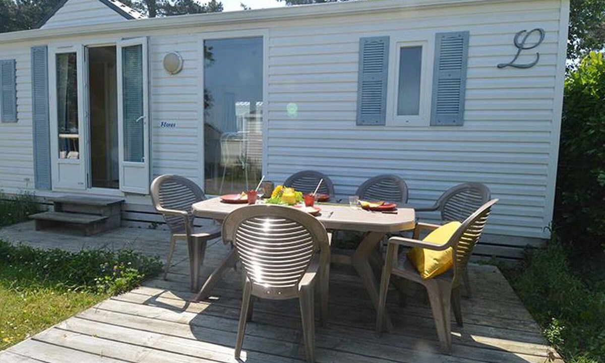 Saint-Lunaire House | Mobile home with terrace for 4 guests in Saint-Lunaire