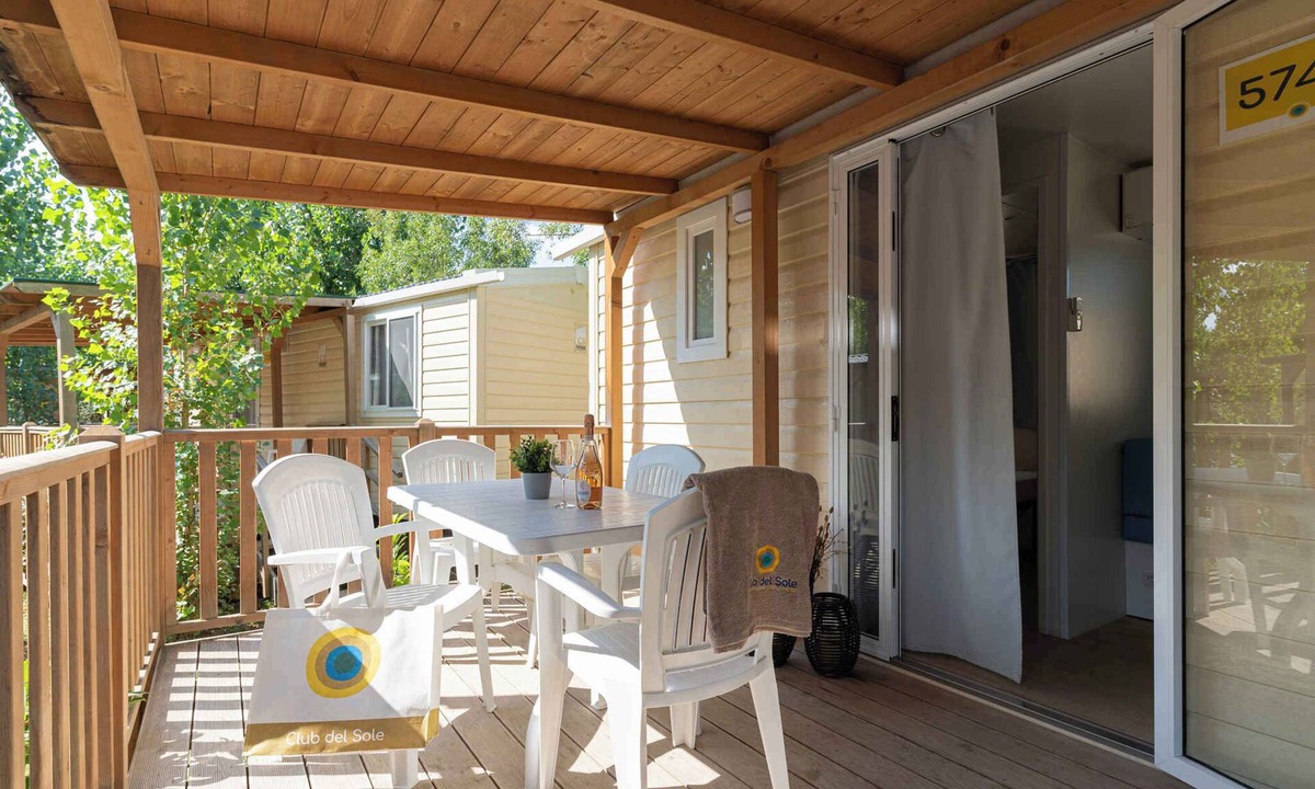 Rivabella House | Mobile home with pool for 6 people