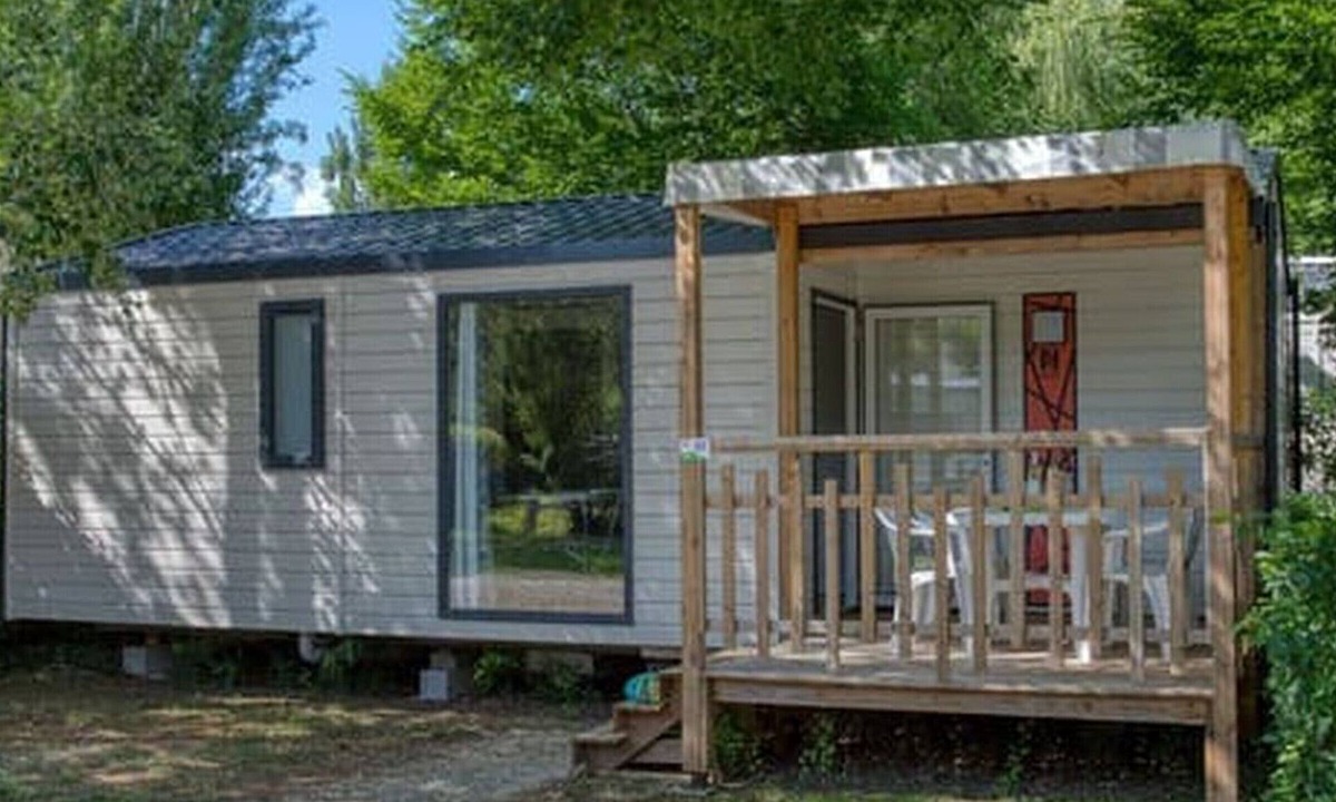 Grolejac House | Mobile home with terrace, 2 bedrooms