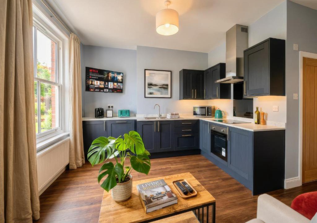 York Apartment | Modern 1 Double Bed-2 single beds Flat York City Centre - 5 Min Train Station-City Centre