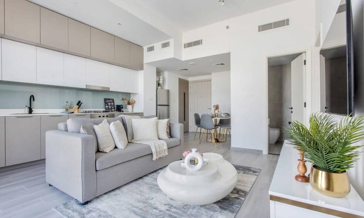 Dubai Production City Apartment | Modern 1BR w/Community Views in Noor 3 Midtown!