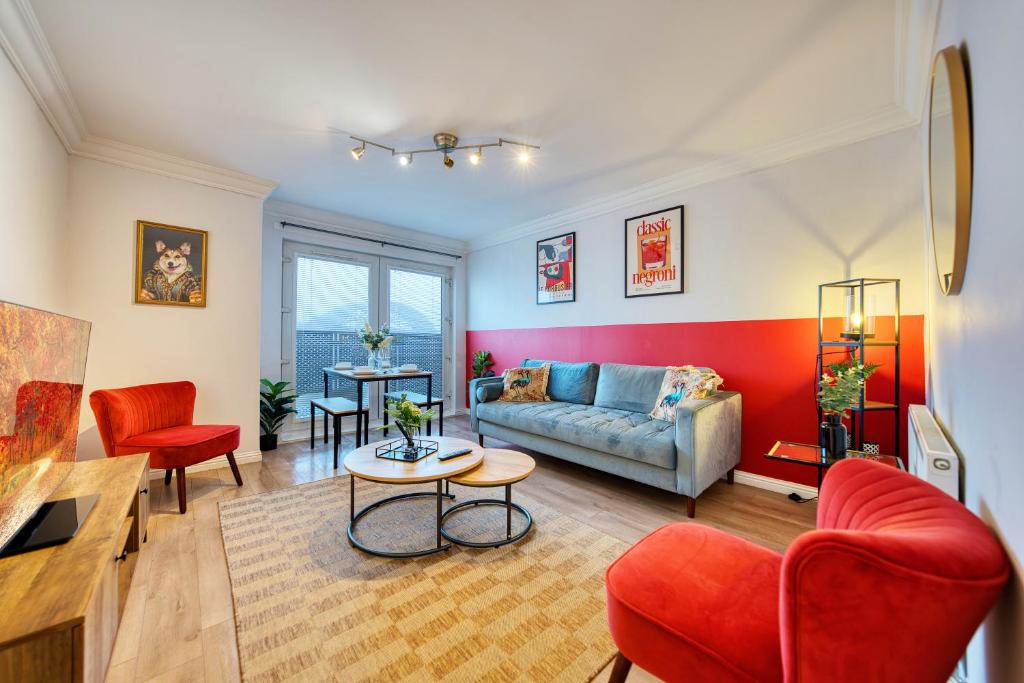 Cowlairs Apartment | Modern 2 Bed Flat with Free Parking