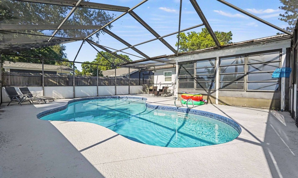 Palm Bay House | Modern 3Br/2Ba Pool Oasis - Near I-95 & Shops