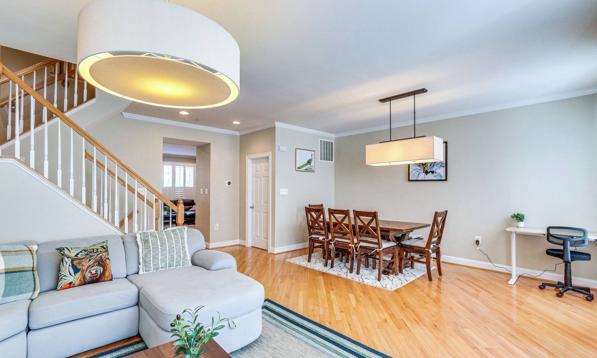 Herndon House | Modern 3BR Townhome | 3 Mi to Dulles & Reston TC