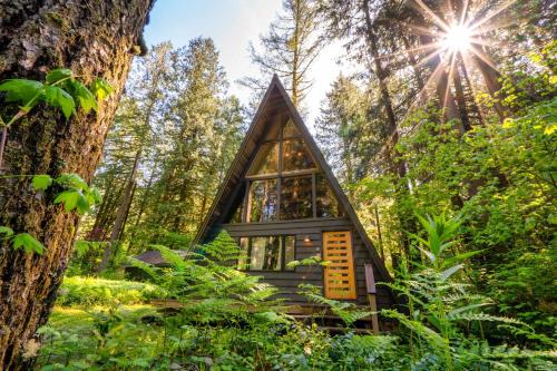 Mount Hood Village House | Modern A-Frame Cabin in the Woods