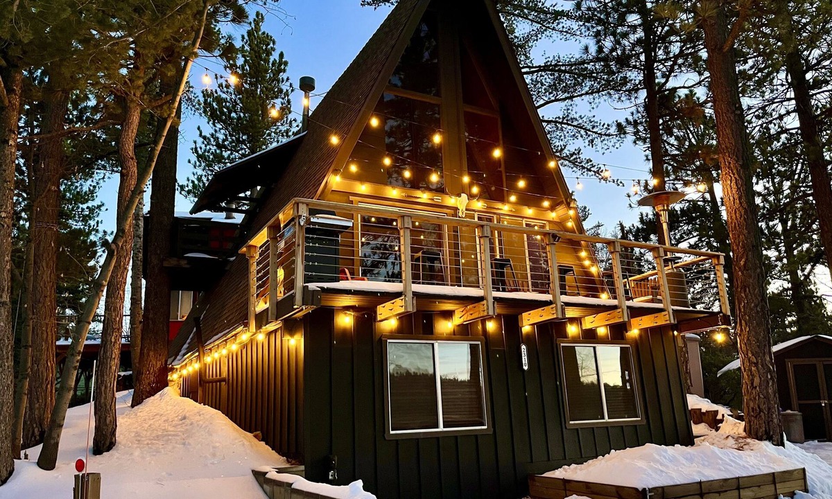 Arrowbear Lake Cabin | Modern A-Frame Cabin w/180 Degree Views!