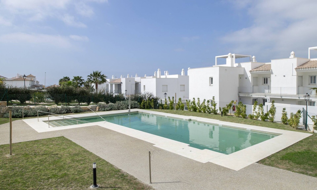 Atlanterra Apartment | Modern Atlanterra Apartment with Shared Pool, Solar Panels, Battery & Backup