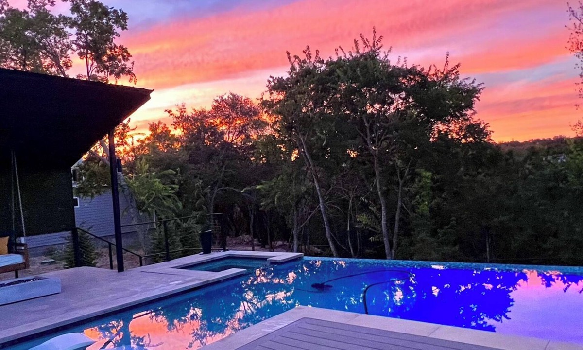 Apache Shores House | Modern Austin home w private pool and spa, Minutes to Lake Austin & Lake Travis!