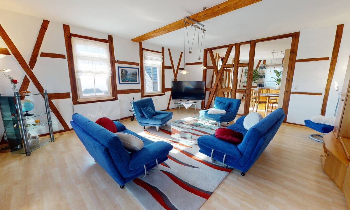 Sonneberg Apartment | Modern, bright 115sqm apartment with a fantastic view over Sonneb.Thüringen