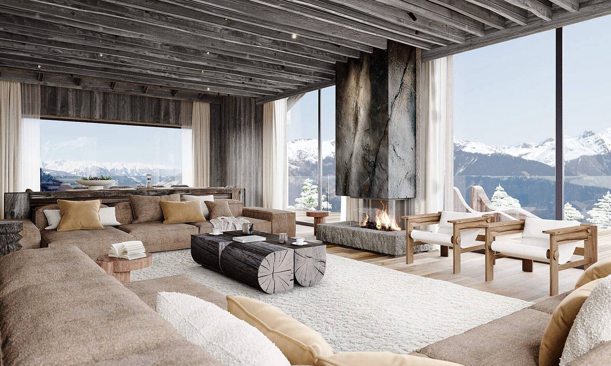 Courchevel Ski Chalet | Modern chalet with spa and pool in Courchevel 1850