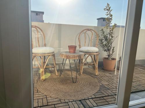 Sheikh Zayed City Apartment | Modern chic rooftop studio