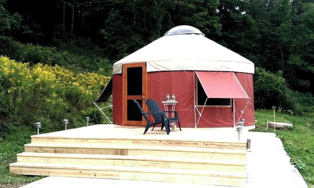 Waterville Cabin | Modern Countryside Yurt Rental in Waterville, Upstate New York