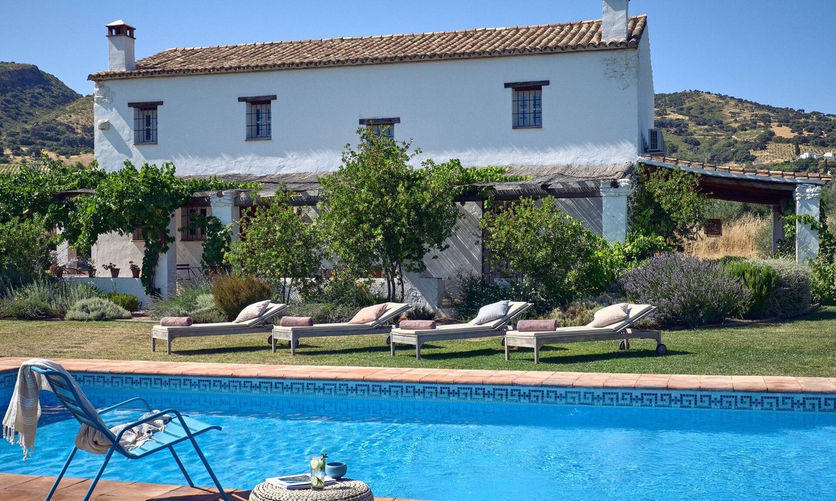 Ronda Villa | Modern interior, private villa with pool, Ronda 5km, organic olive grove.