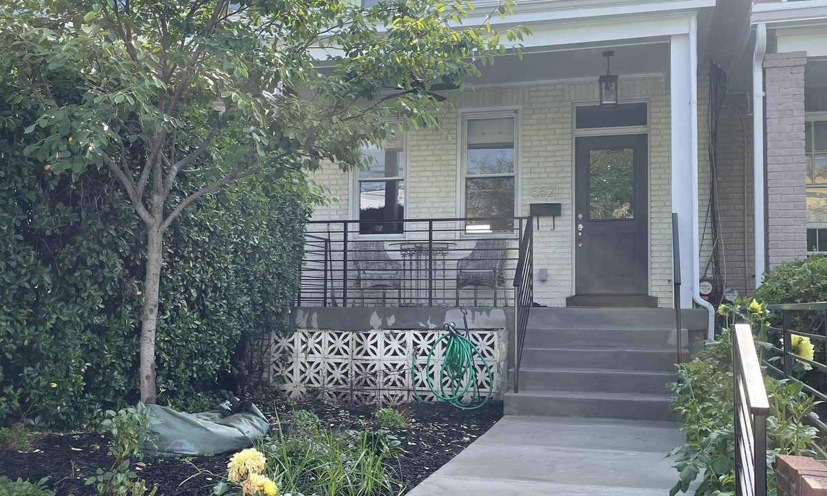 Brightwood Park House | Modern Rowhouse with Patio Dining and Parking
