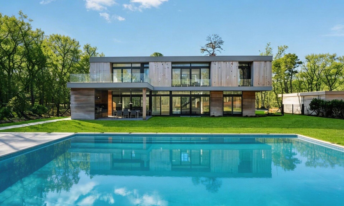 North Sea House | Modern Southampton Estate, Private Tennis Court and Pool, Great for Groups