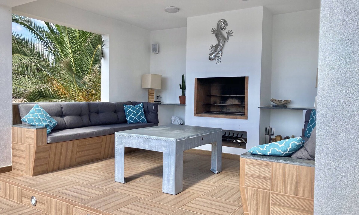 Binibeca Villa | Modern, spacious, private, views of olive groves and sunset from pool house