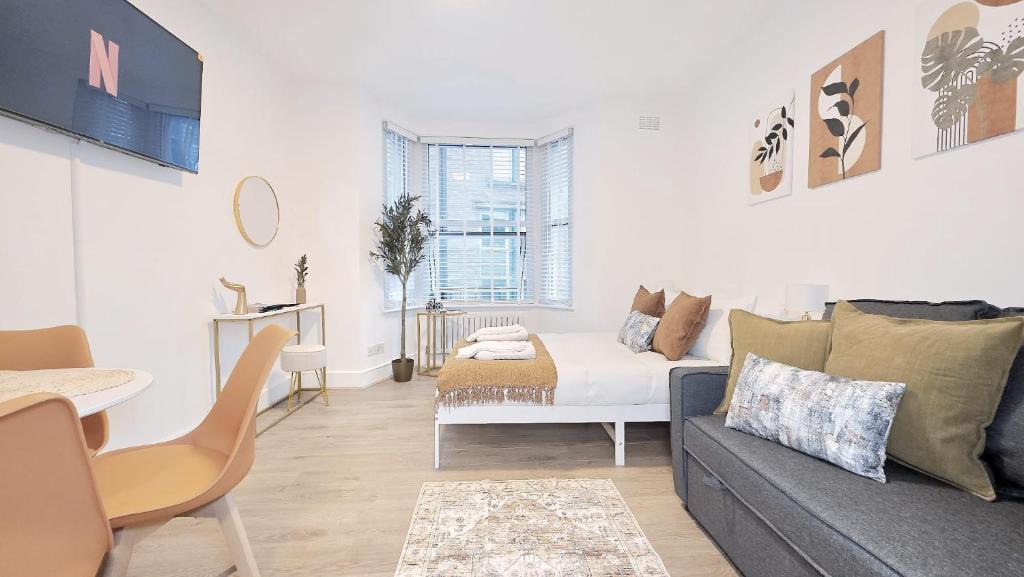 Kings Cross St. Pancras Apartment | Modern Studio for 4 guests in Kings Cross