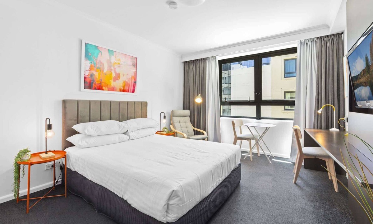 Parramatta Apartment | Modern Studio in Parramatta | Pool, AC, Workspace