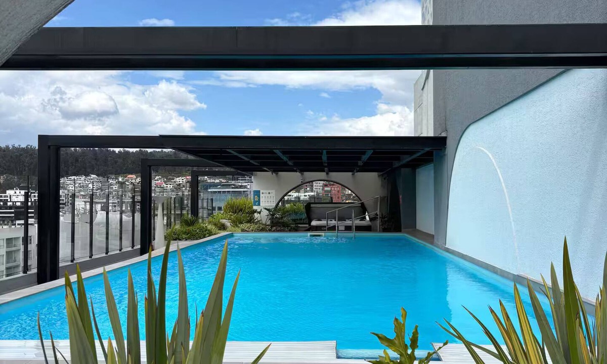 La Carolina Apartment | Modern studio in Rep. Salvador - Swimming pool