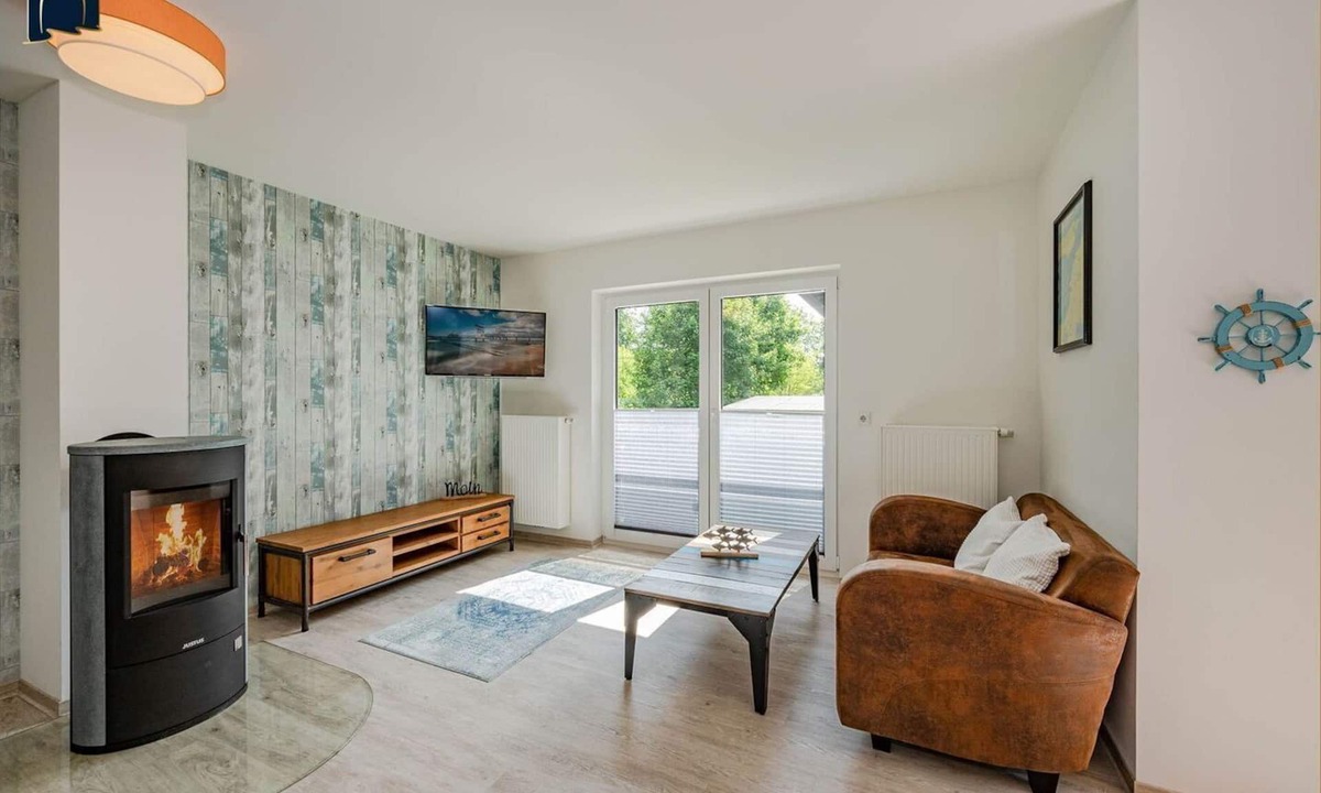 Heringsdorf House | Modern vacation apartment in Heringsdorf with balcony & garden view near the beach -