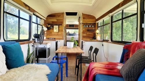 Moorland Apartment | Molly the Bus at Happy Goat Farm