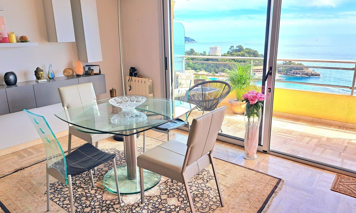 Roquebrune-Cap-Martin Apartment | MONACO Fantastic Seaview -1 bedroom - 80m² - AC