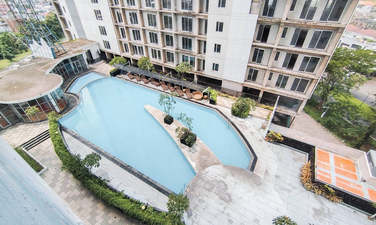 Sidoarjo Apartment | Monochromatic Modern 1Br At Tamansari Prospero Sidoarjo Apartment